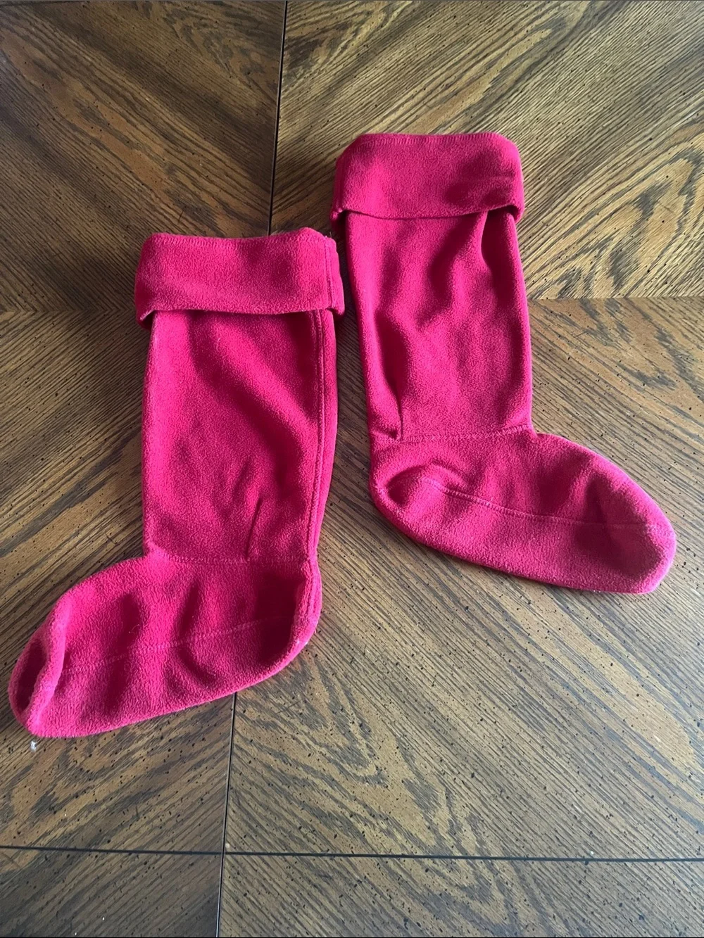 Hunter Red Fleece Boot Liners